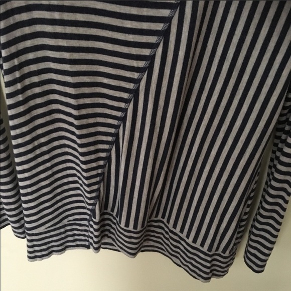 Cabi Long Sleeve Ernest Striped Tee Small 3228 - Picture 6 of 7